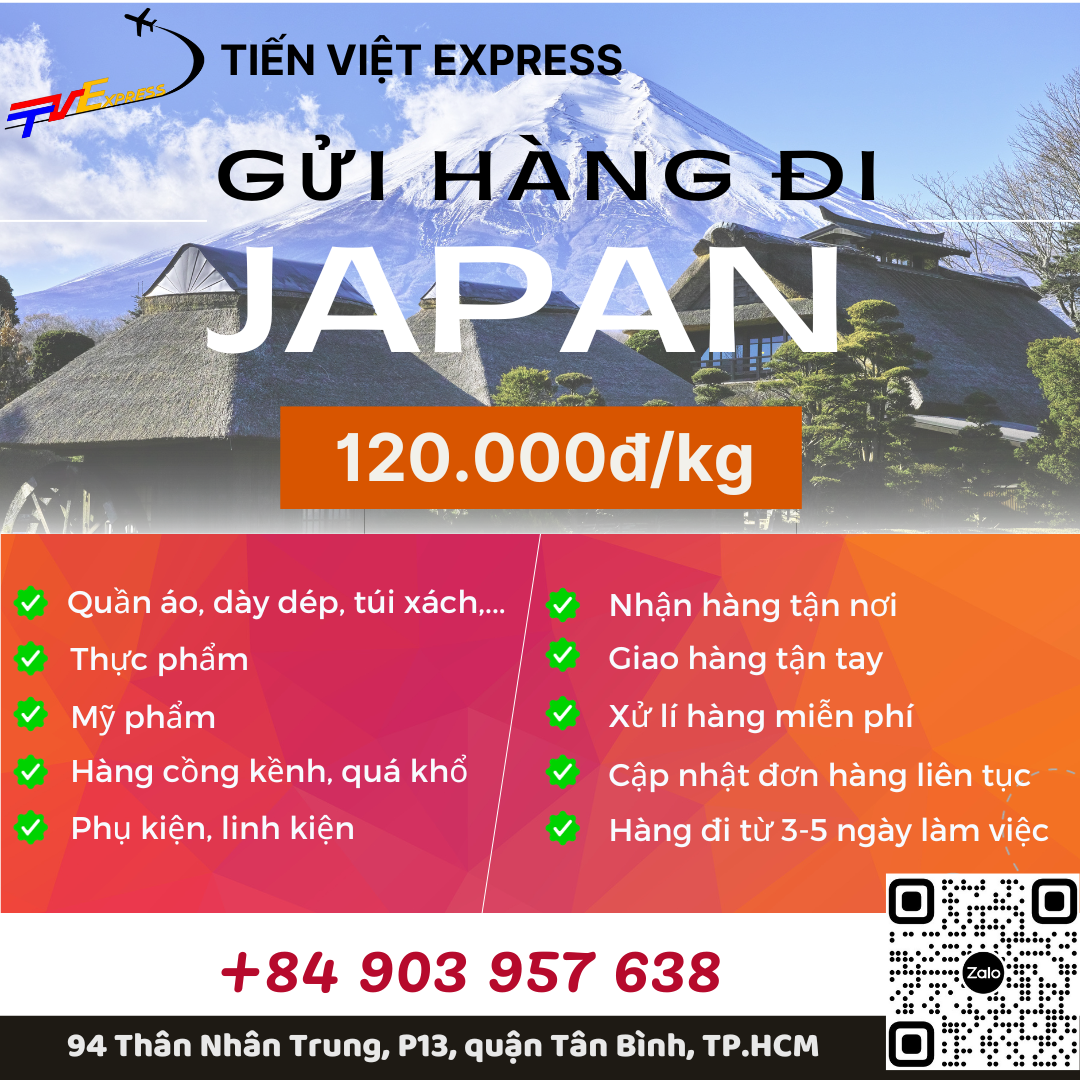 Gửi hàng đi Nhật Bản